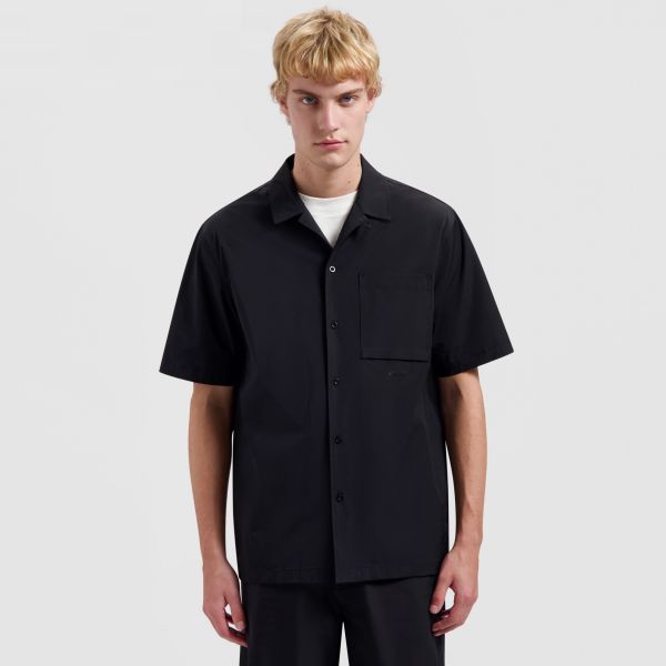 Olaf Nylon Overhemd Zwart
