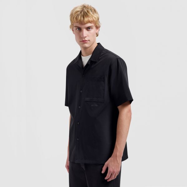 Olaf Nylon Overhemd Zwart