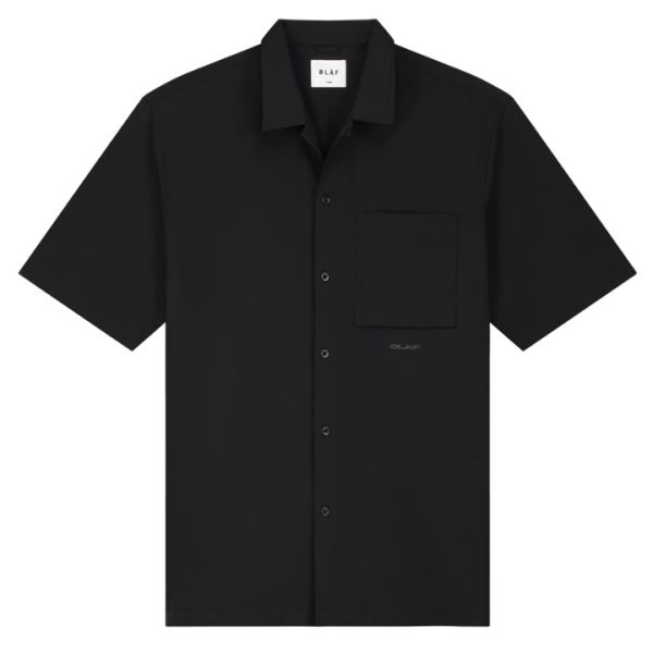 Olaf Nylon Overhemd Zwart