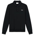 Olaf Oversized Longsleeve Polo Zwart