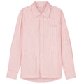 Olaf Oversized Stripe Oxford Overhemd Roze