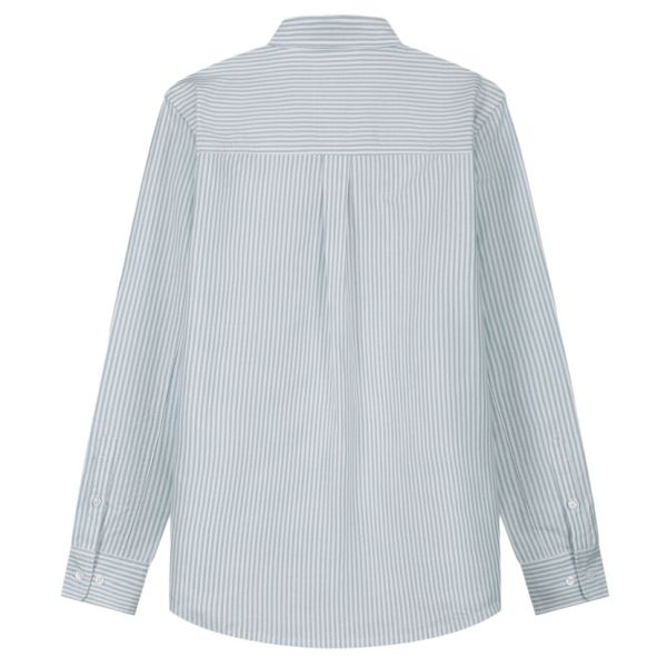 Olaf Oxford Stripe Overhemd Groen/Wit