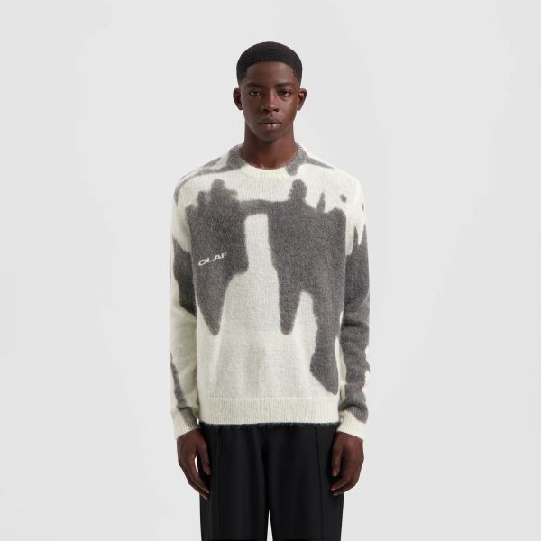 Olaf Passenger Mohair Knitted Sweater Off White