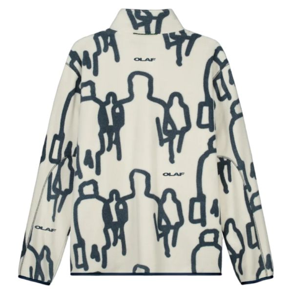 Olaf Passenger Zip Up Fleece Vest Wit