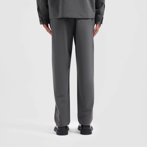 Olaf Pintuck Broek Grijs