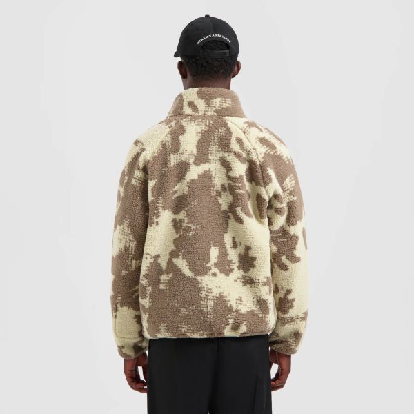 Olaf Pixel Fleece Jack Beige