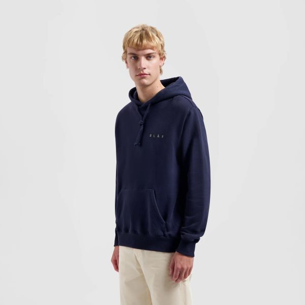 Olaf Pixelated Face Hoodie Navy