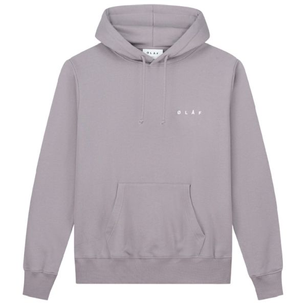 Olaf Pixelated Face Hoodie Paars/Grijs