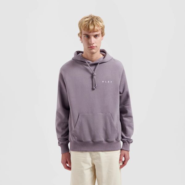 Olaf Pixelated Face Hoodie Paars/Grijs