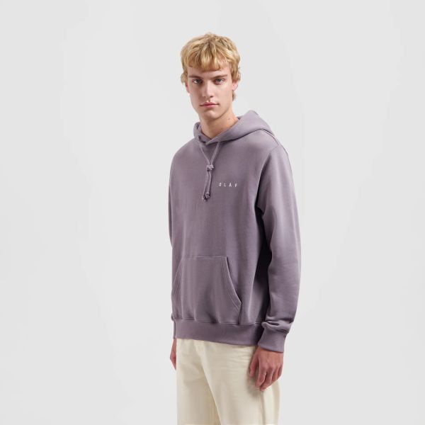 Olaf Pixelated Face Hoodie Paars/Grijs