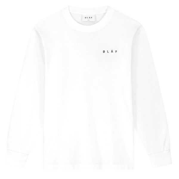 Olaf Pixelated Face Longsleeve T-shirt Wit