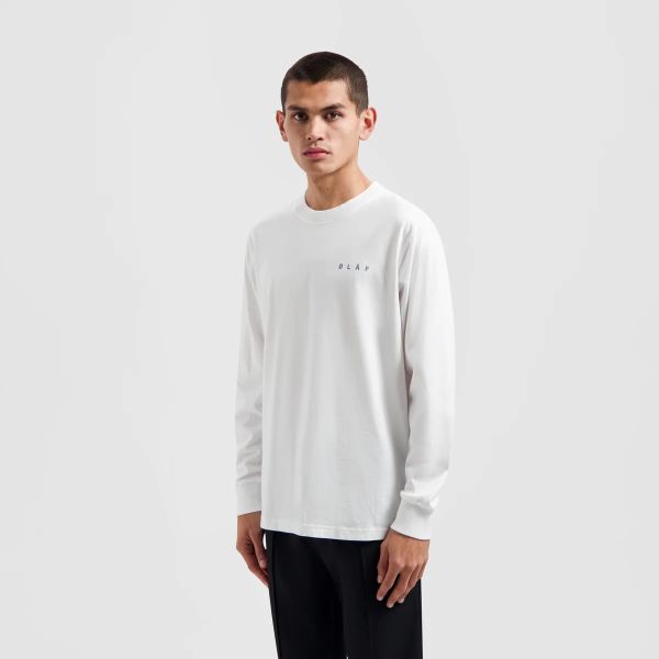 Olaf Pixelated Face Longsleeve T-shirt Wit