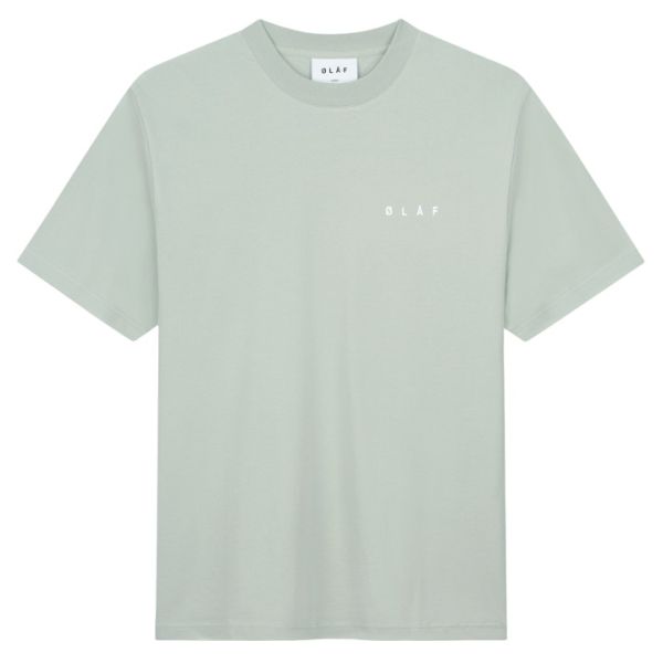 Olaf Pixelated Face T-shirt Licht Groen