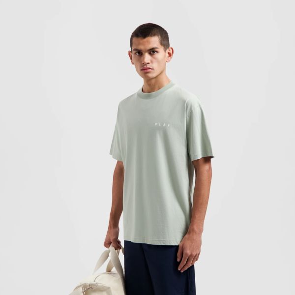 Olaf Pixelated Face T-shirt Licht Groen