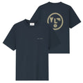 Olaf Pixelated Face T-shirt Navy