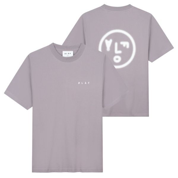Olaf Pixelated Face T-shirt Paars