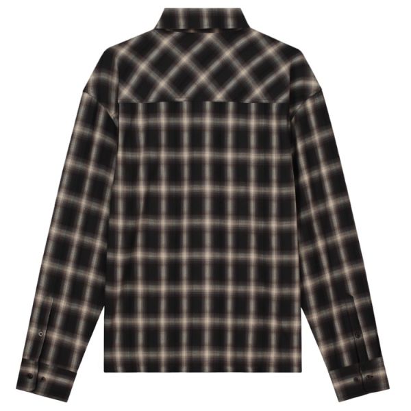Olaf Plaid Boxy Overhemd Bruin