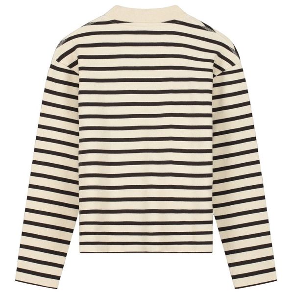 olaf pocket stripe longsleeve off white