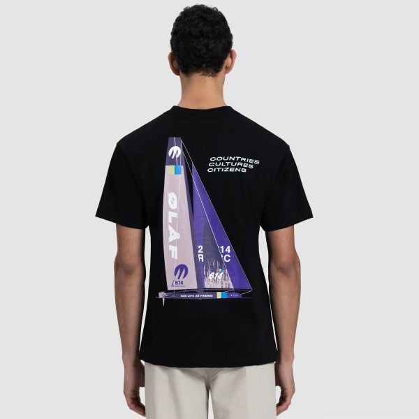 Olaf Regatta T-shirt Zwart