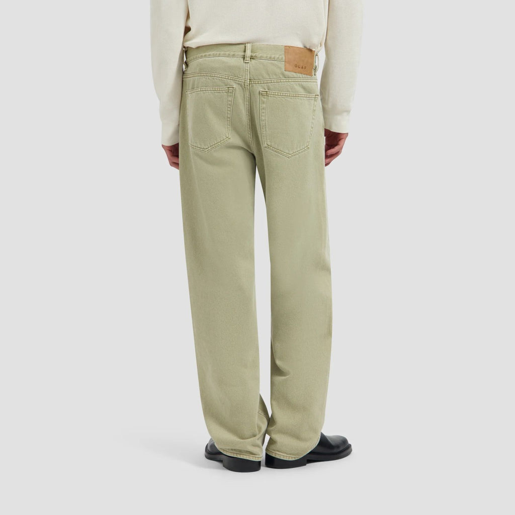 Olaf Relaxed Jeans Licht Groen
