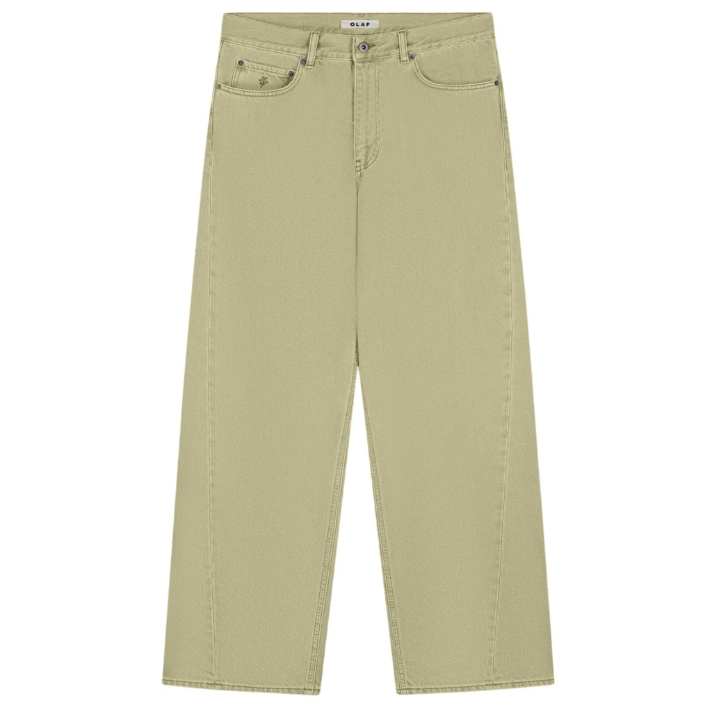 Olaf Relaxed Jeans Licht Groen