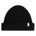 Olaf rib muts zwart