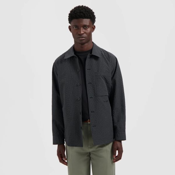 Olaf Ripstop Overshirt Zwart