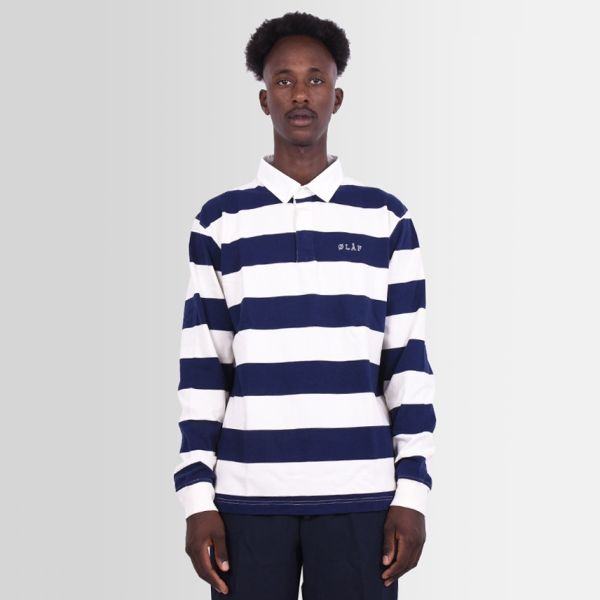 Olaf Rugby Polo Wit/Blauw