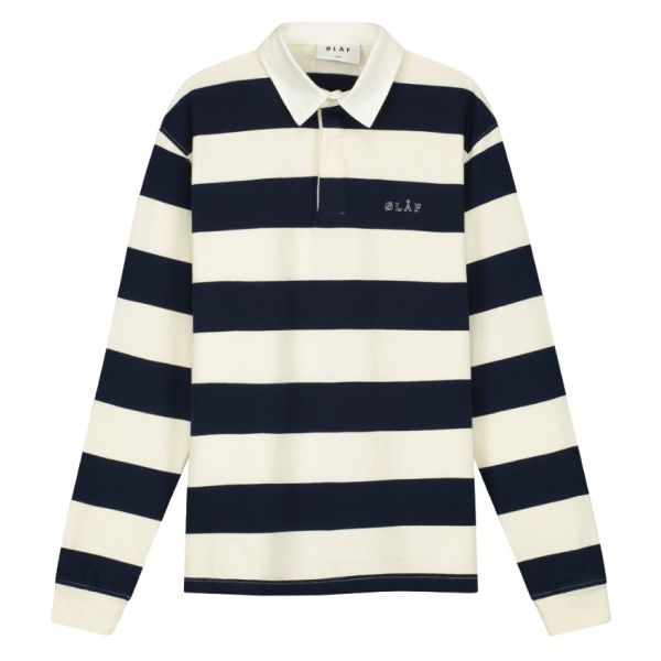 Olaf Rugby Polo Wit/Blauw