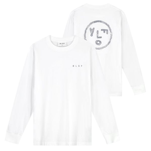 Olaf Scribble Face Longsleeve T-shirt Wit