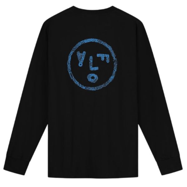 Olaf Scribble Face Longsleeve T-shirt Zwart