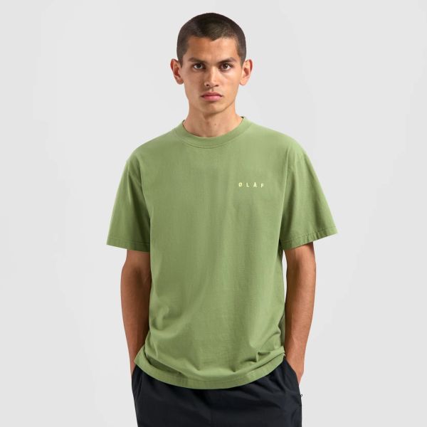 Olaf Scribble Face T-shirt Groen