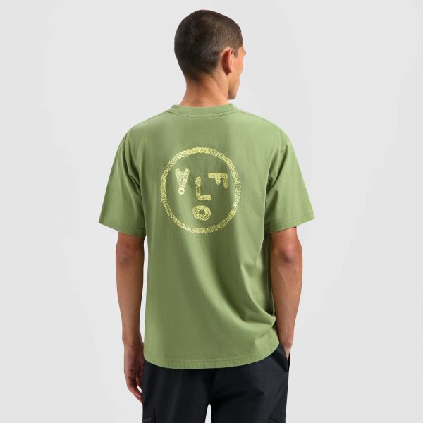 Olaf Scribble Face T-shirt Groen