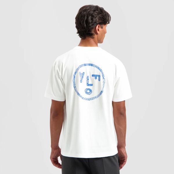 Olaf Scribble Face T-shirt Wit