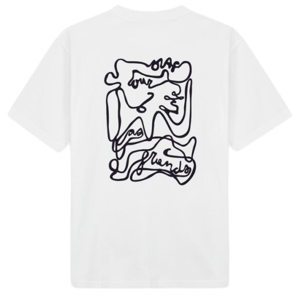 Olaf Script T-shirt Wit