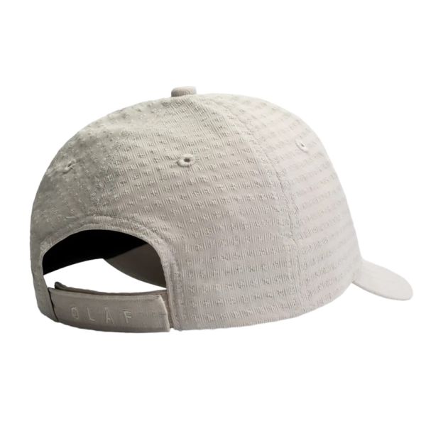 Olaf Seersucker Cap Grijs