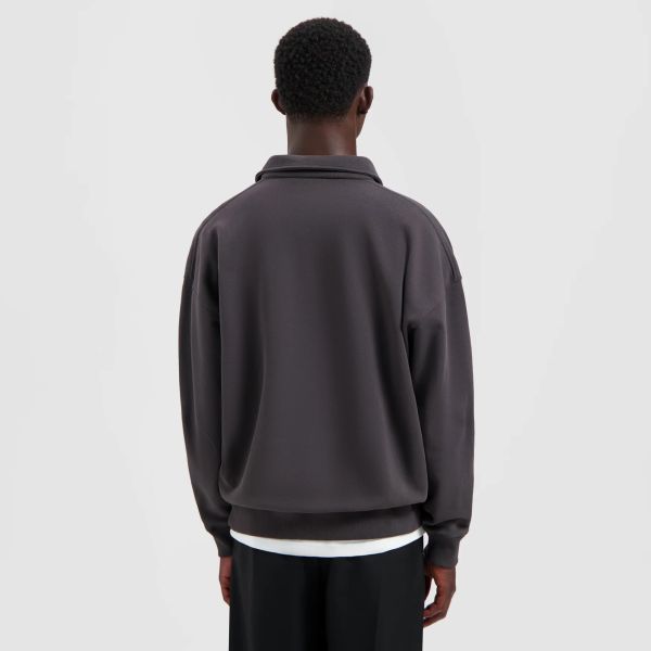 Olaf Signature Longsleeve Polo Antraciet