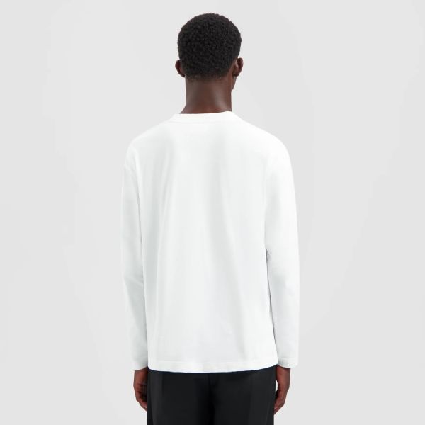 Olaf Signature Longsleeve T-shirt Wit