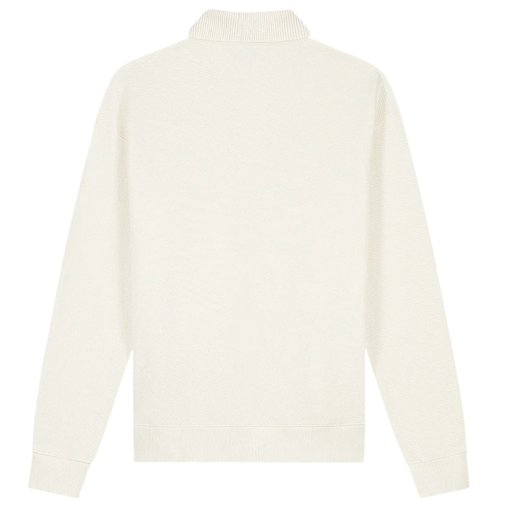 Olaf Signature Oversized Longsleeve Polo Off White