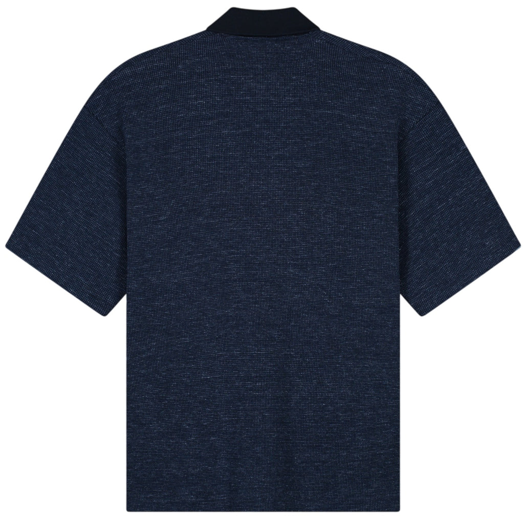 Olaf Signature Texture Polo Navy