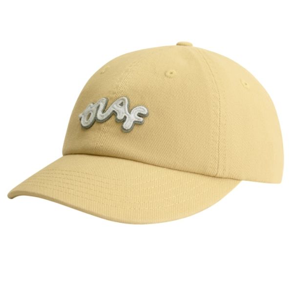 Olaf Signature Washed Cap Geel