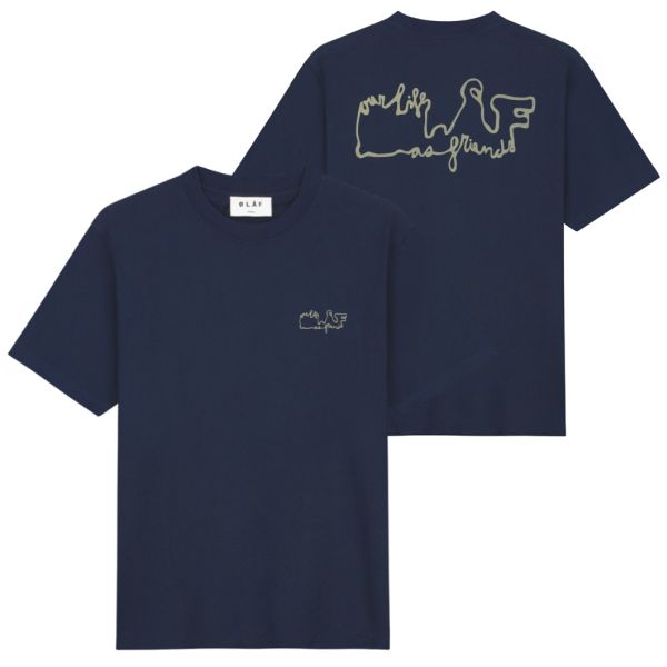 Olaf Skyline T-shirt Navy
