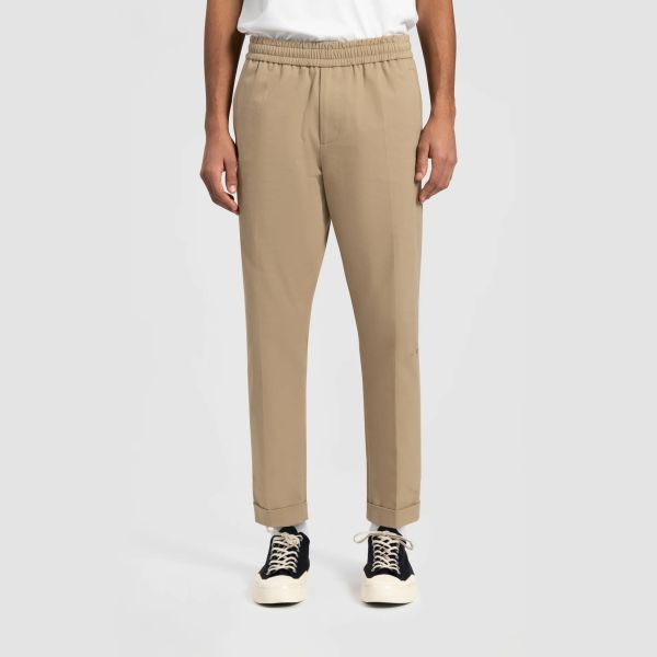 Olaf Slim Cotton Broek Khaki