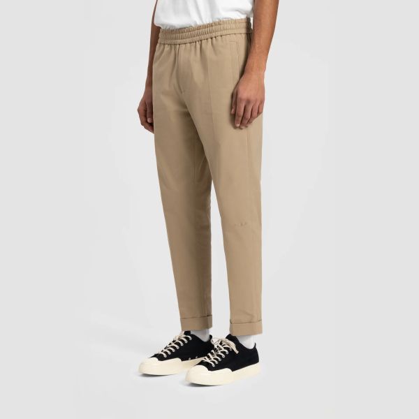 Olaf Slim Cotton Broek Khaki