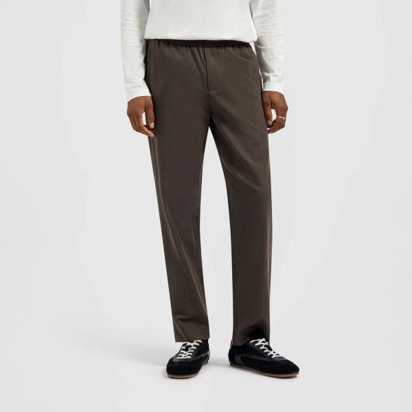 Olaf Slim Elasticated Broek Antraciet