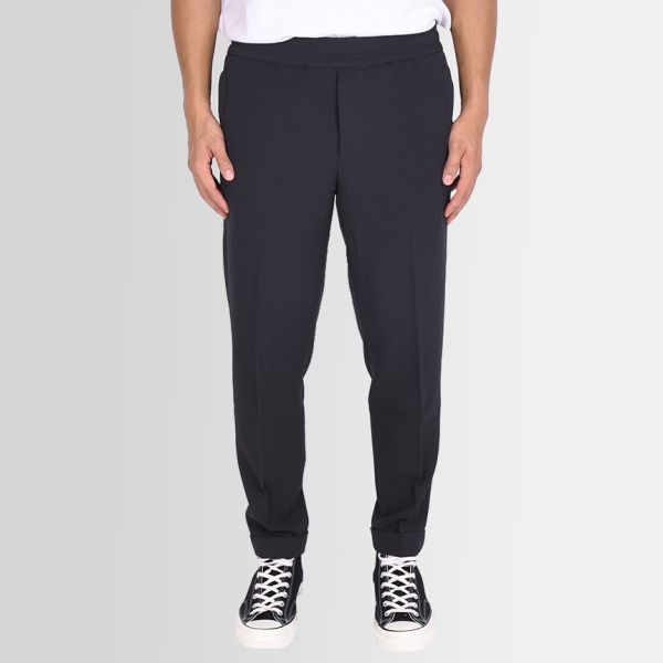 Olaf Slim Elasticated Broek Donker Grijs