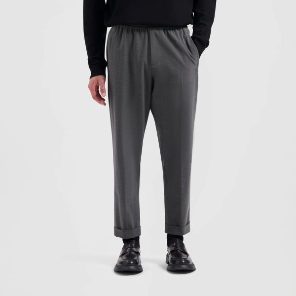 Olaf Slim Elasticated Broek Grijs