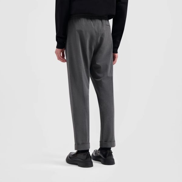 Olaf Slim Elasticated Broek Grijs
