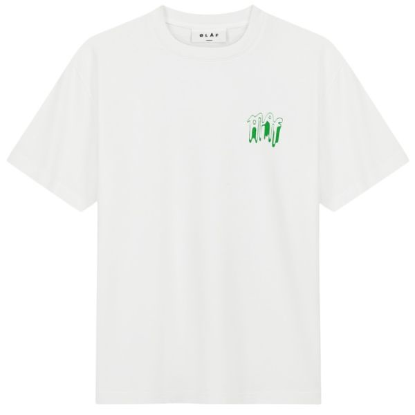 Olaf Smudge T-shirt Wit
