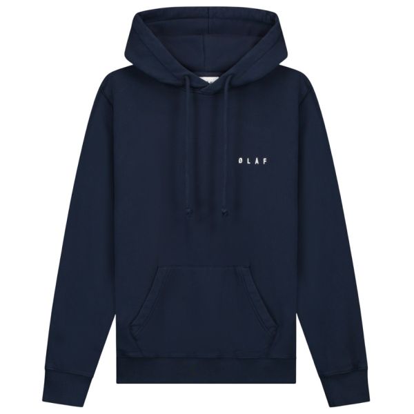 Olaf Spiral Face Hoodie Navy